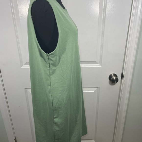 a new day Sleeveless Green Lounge Dress Size Large CB- - Picture 4 of 6